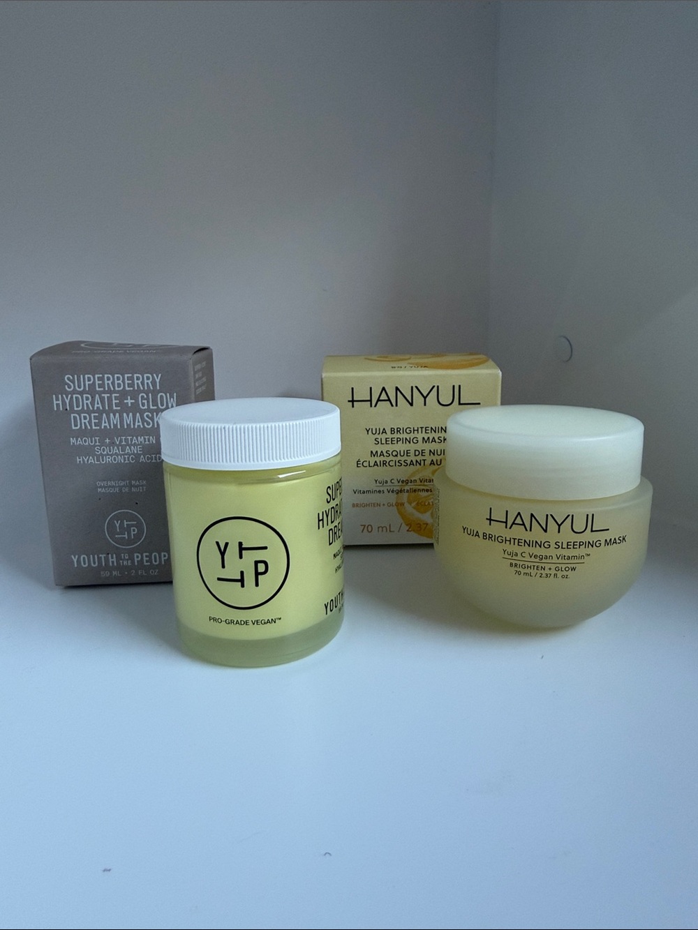 NIB/ NWT Youth to The People Superberry Mask + Hangul Yuja Sleeping Mask